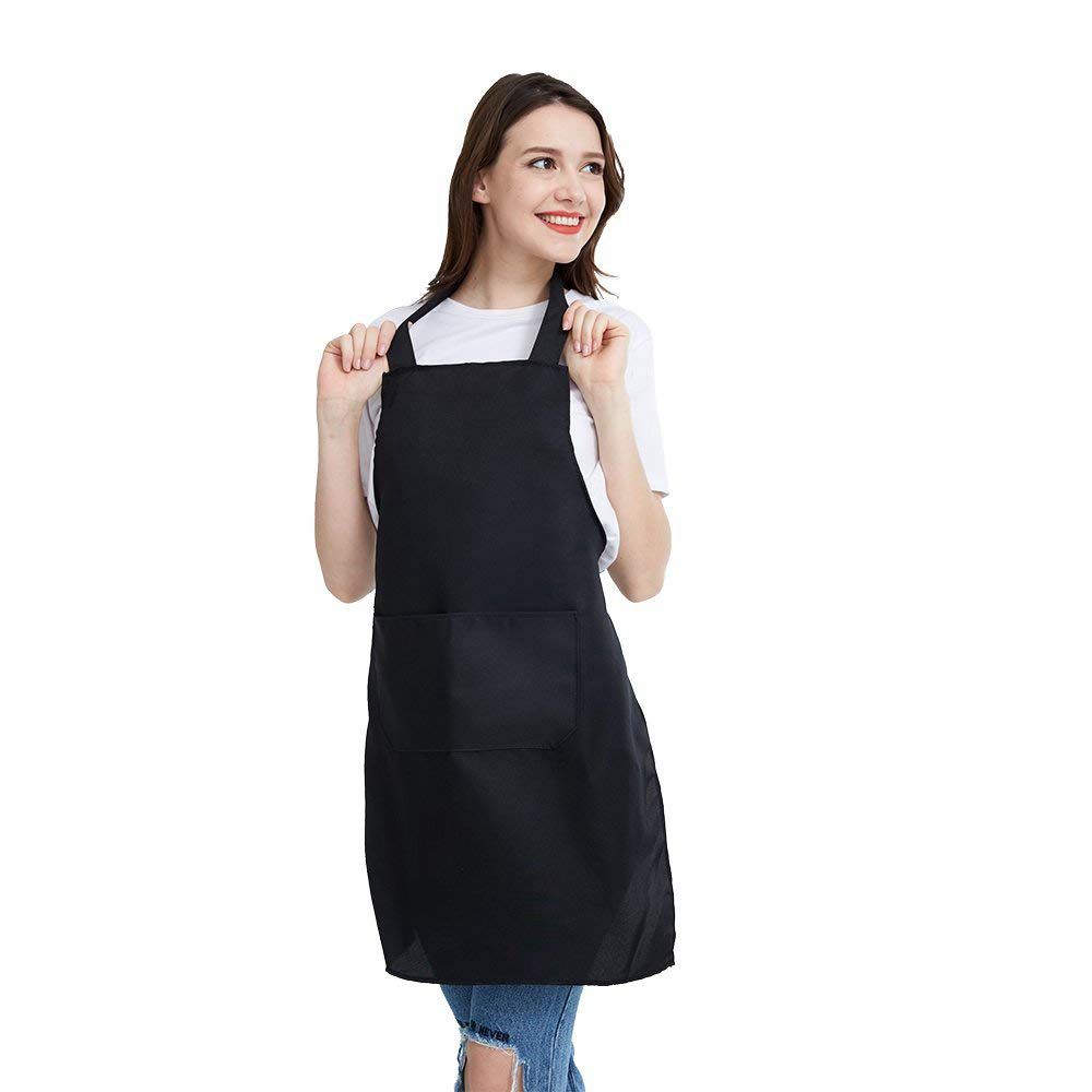 12 Pack Bib Apron - Unisex Bla - Kitchen Baking Drawing ulasan dan harga