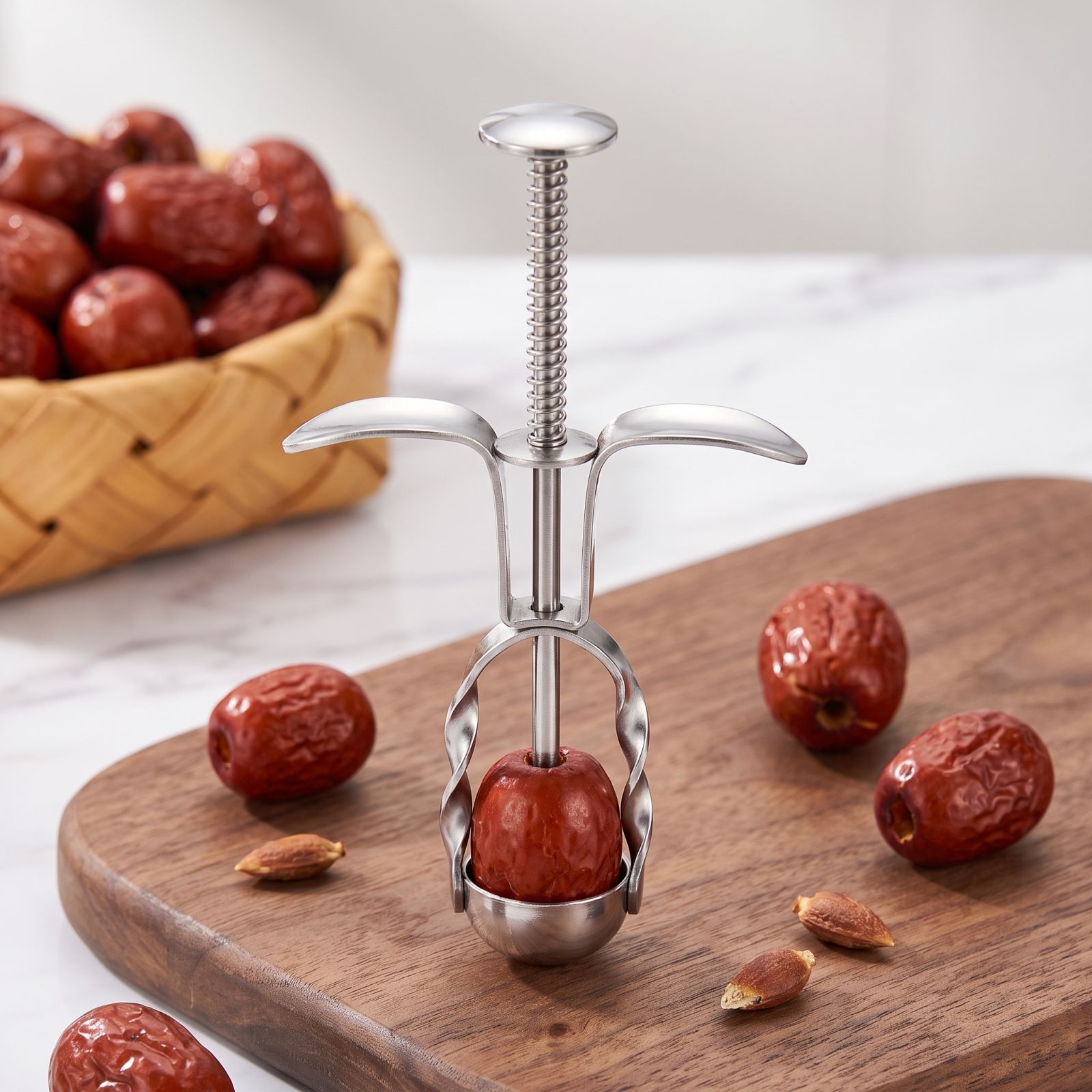 Stainless Steel Red Date Pitte - Kitchen Tools In Baking ulasan dan harga