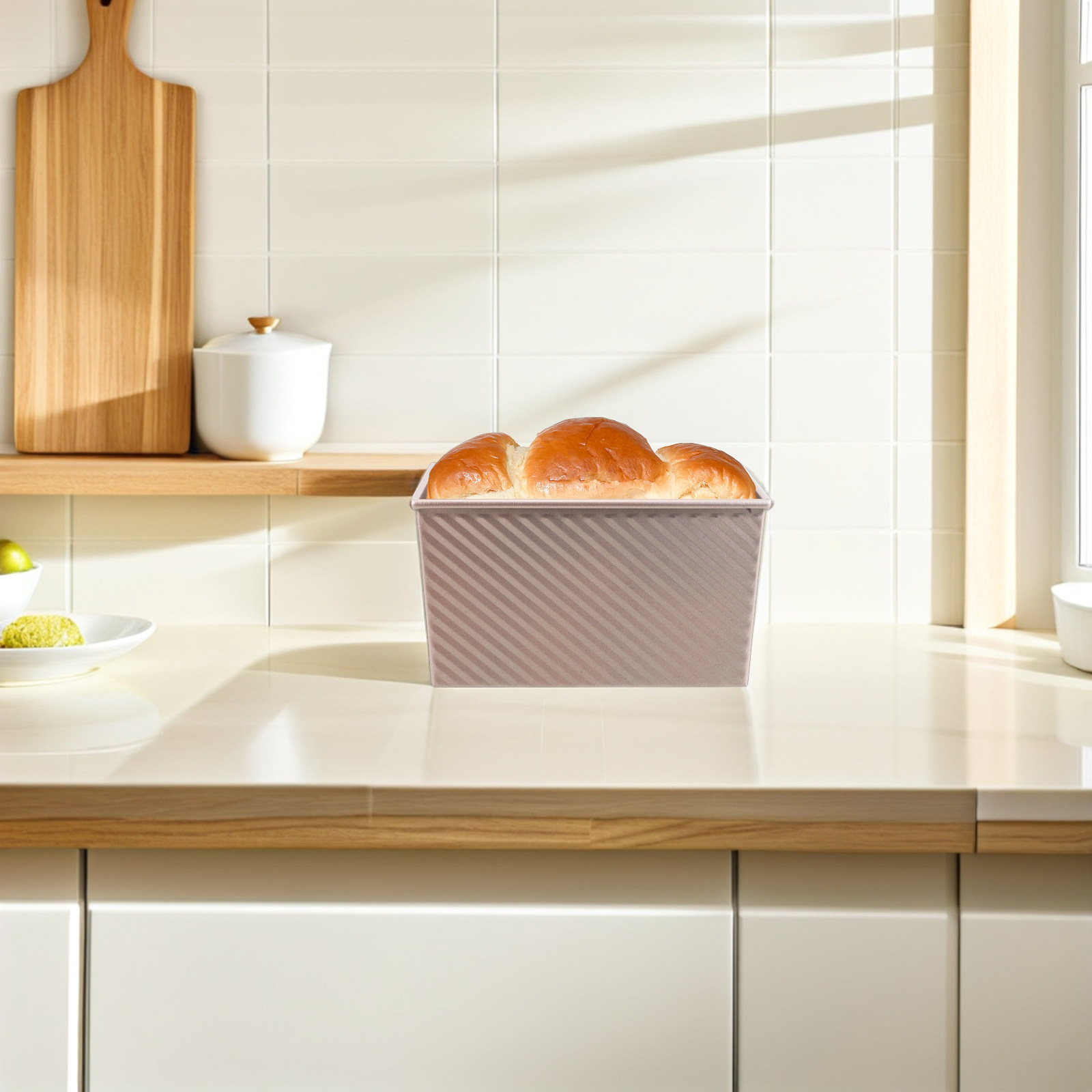 Non-Stick Rectangular Toast Pa - Kitchen Baking Tray ulasan dan harga