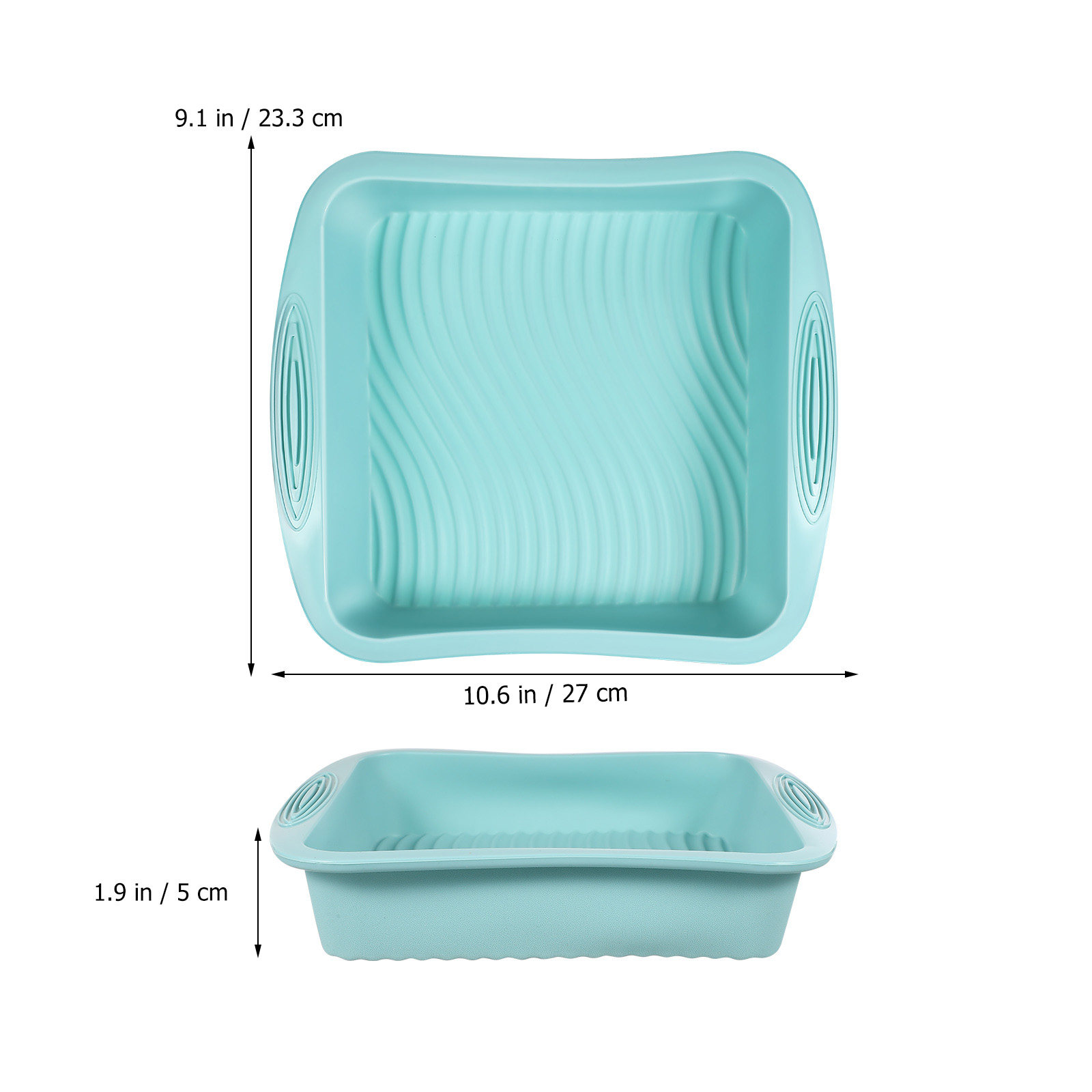 Square Silicone Cake Tin Bakin - Kitchen Baking Tray ulasan dan harga