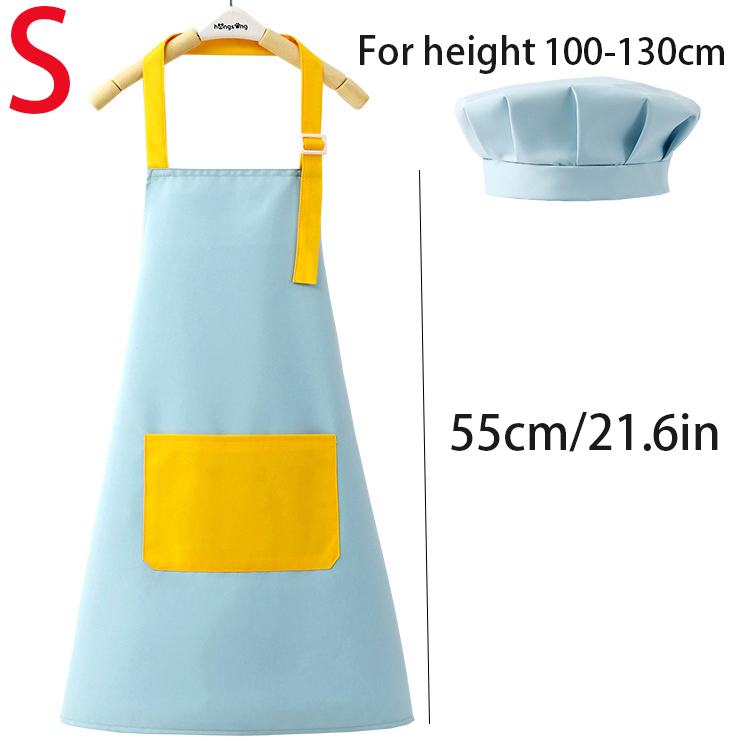 Kids Apron and Chef Hat Set Ad - Baking Kitchen For Kids ulasan dan harga