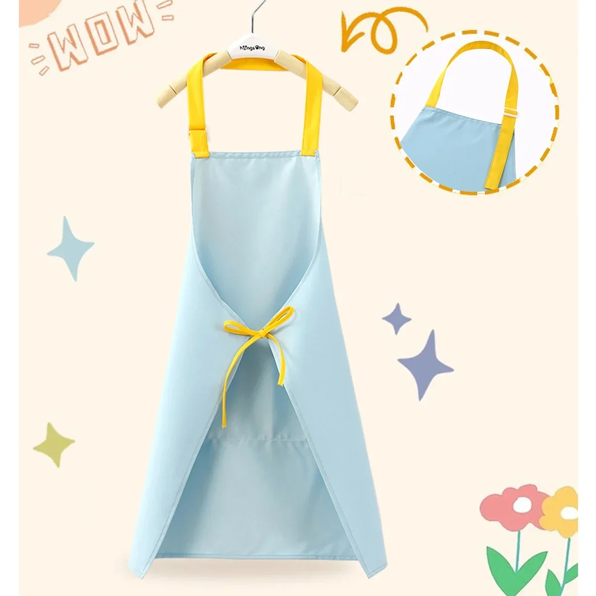 Kids Apron and Chef Hat Set Ad - Baking Kitchen For Kids ulasan dan harga