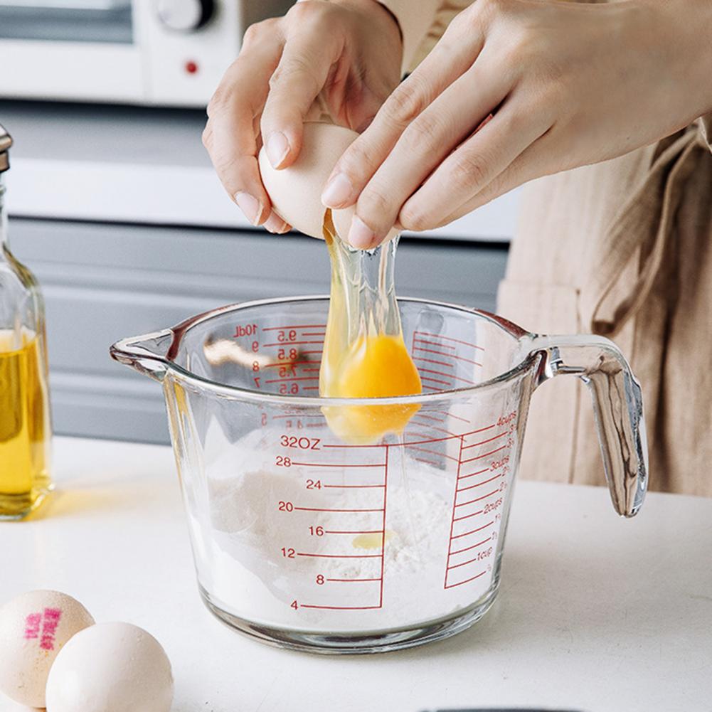 Liquid Measuring Cup Sturdy Me - Kitchen Glass Baking Set ulasan dan harga
