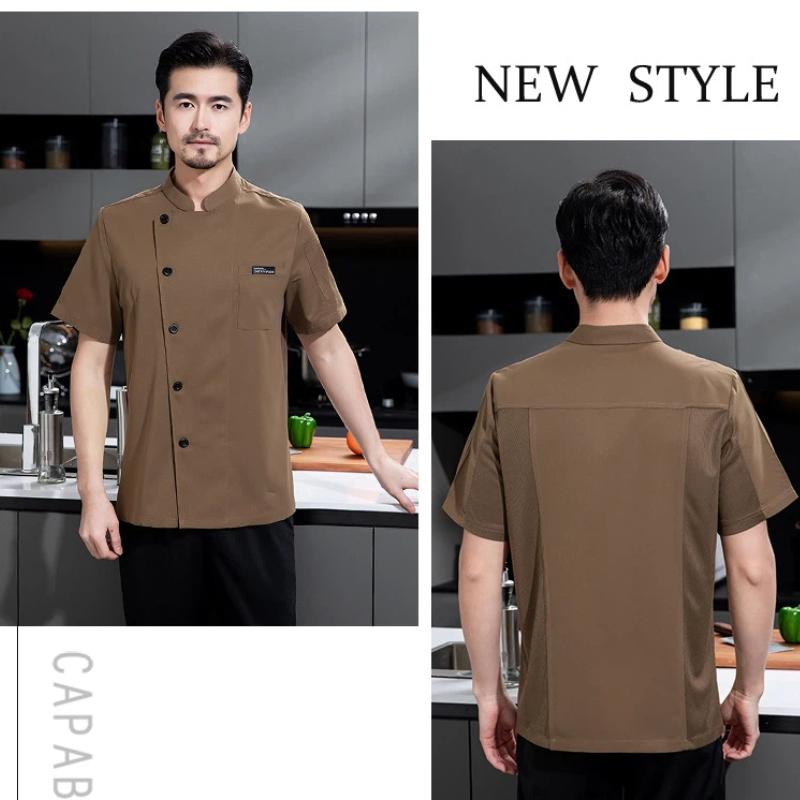 Chef's Work Clothes Men's Wome - Kitchen Baker ulasan dan harga