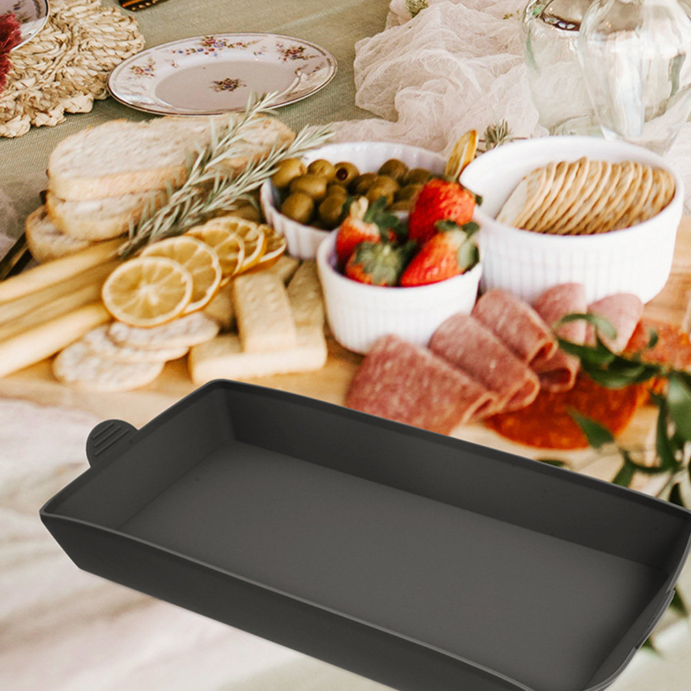 2Pcs Silicone Bread Pan Nonsti - Kitchen Baking Tray ulasan dan harga