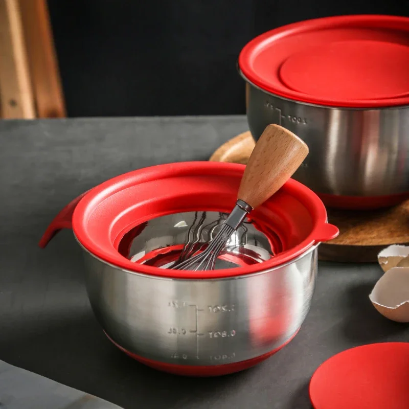 Mixing Bowl Deep Stainless Ste - Kitchen Baking Aid ulasan dan harga
