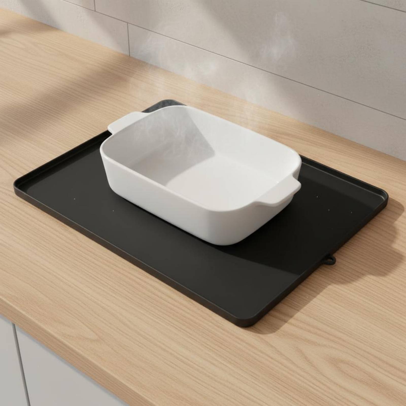 Silicone Microwave Top Mat Fle - Kitchen Baking Tray ulasan dan harga