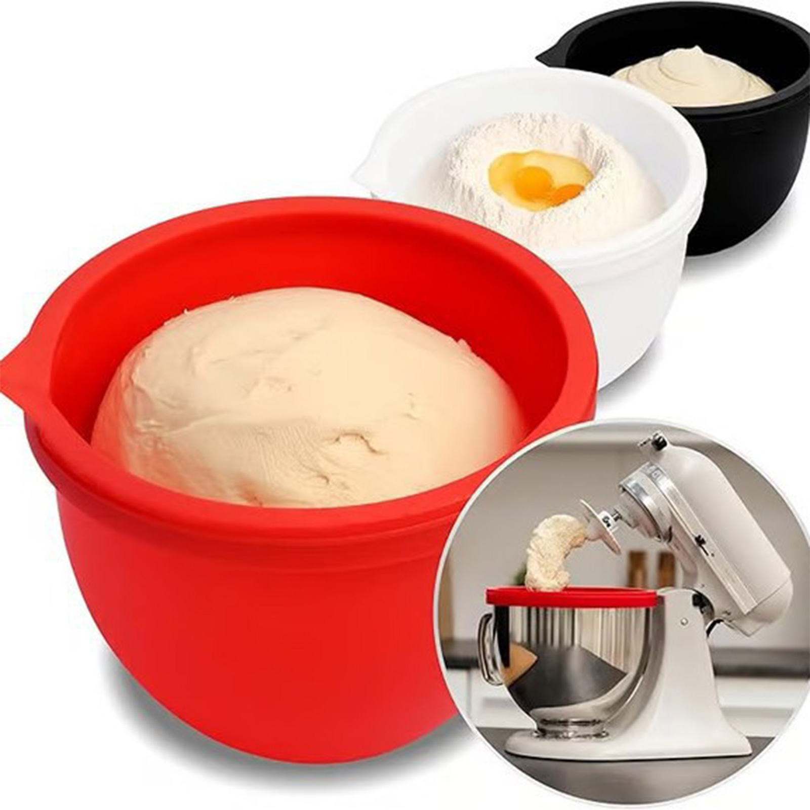 Silicone Liner Mixer Attachmen - Kitchen Baking Aid ulasan dan harga