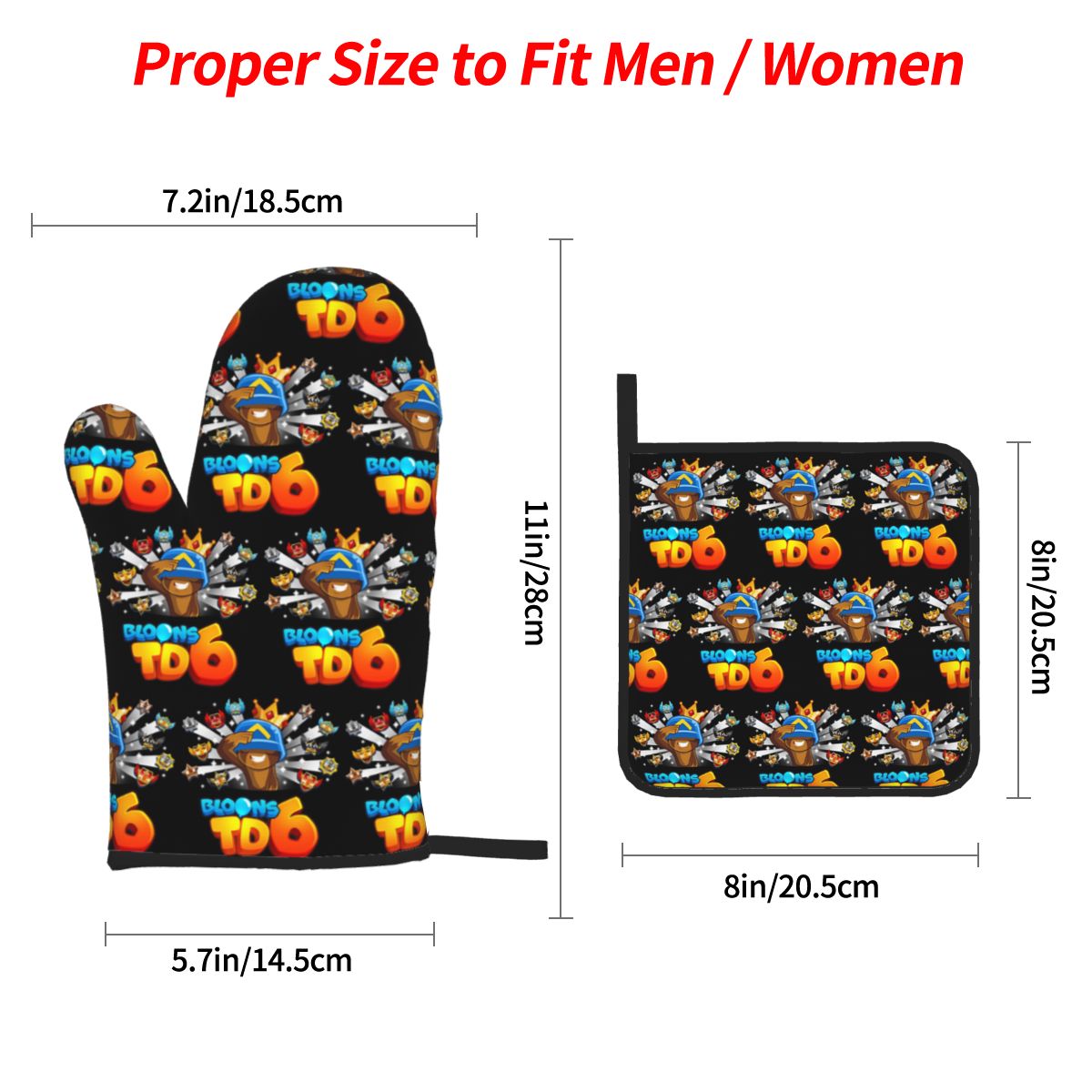 Bloons Td 6 For Kids Oven Mitt - Baking Kitchen For Kids ulasan dan harga