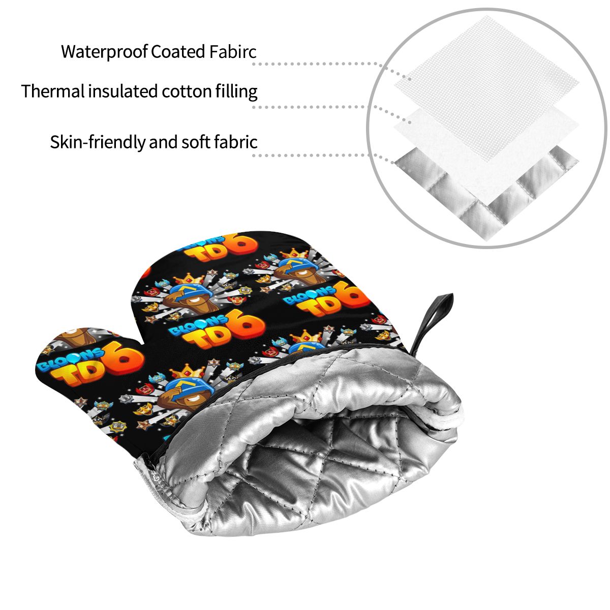 Bloons Td 6 For Kids Oven Mitt - Baking Kitchen For Kids ulasan dan harga