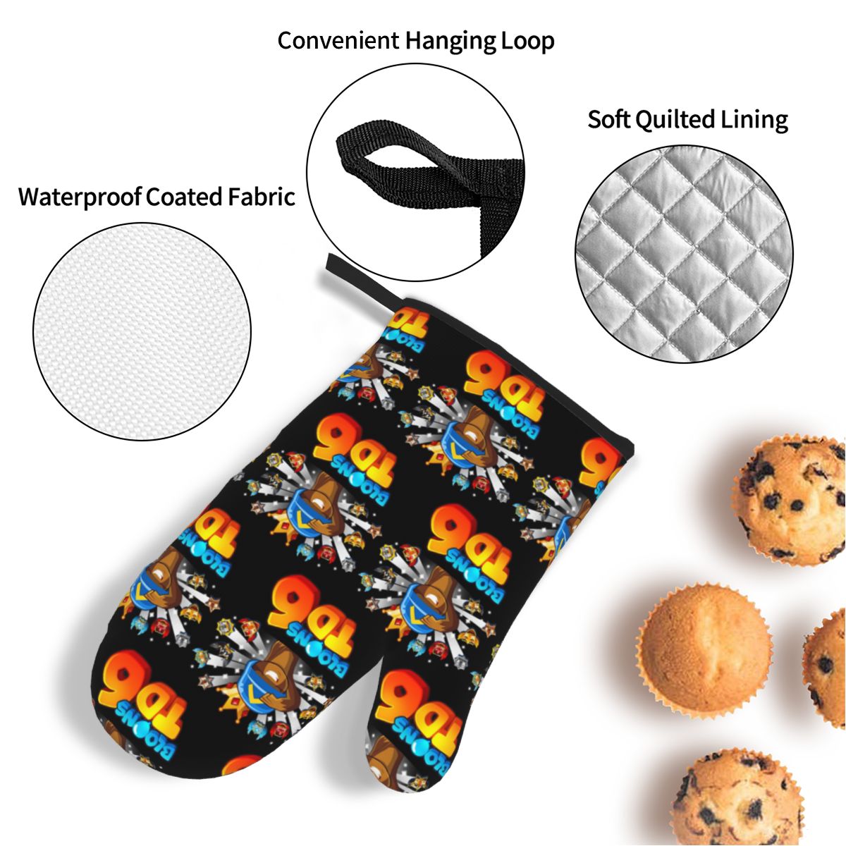 Bloons Td 6 For Kids Oven Mitt - Baking Kitchen For Kids ulasan dan harga